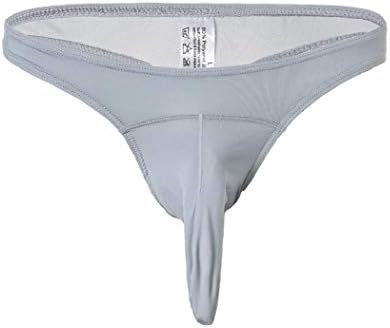 GreatFun Underwear Men's New Ice-Threaded Bullet Sexy Breathable Elephant Nose Underwear Sports Casual Beach Boxer Briefs Comfortable Breathable Sport Underwear Soft Stretch Comfy Breathable Trunks