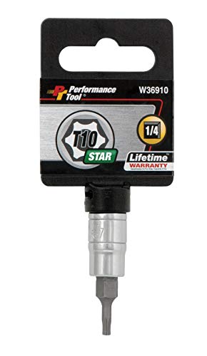 Performance Tool W36910 1/4-Inch Drive T-10 Tamper