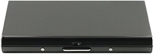OKASTA Men's Business Stainless Steel Anti-Scan Id Credit Card Holder Box