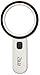 ZOLED Magnifying Glass with Light 10X, Glass Lens, Lighted Magnifier Handheld, with Gift Box for Reading, Seniors or Macular Degeneration