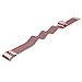 AutumnFall Milanese Stainless Steel Watch Band Strap Bracelet + HD Film for Fitbit Charge 2 (Pink)