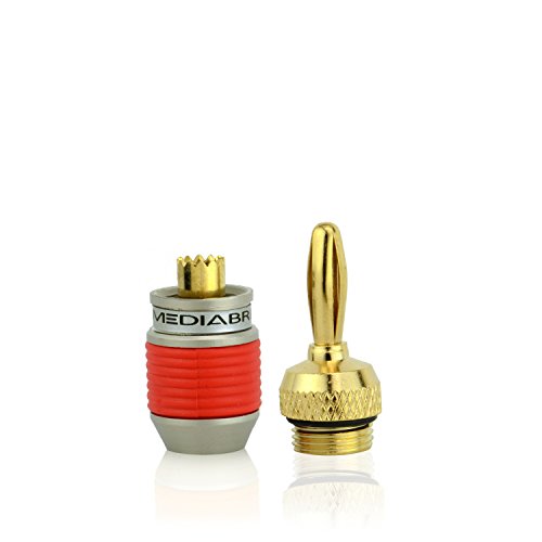 Mediabridge-Banana-Plugs-Corrosion-Resistant-24K-Gold-Plated-Connectors-12-Pair24-Banana-Plugs-Part-SPC-BP2-12