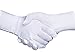 TWY 6 Pairs L Size White Cotton Cosmetic Gloves Work Gloves Hand Spa Gloves for Moisturizing