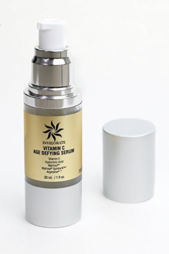 Vitamin C Serum by Invigorate Cosmetics – Best Vitamin C Serum to Reduce the Appearance of Wrinkles, Cleanse Skin, and Restore a Youthful, Vibrant Complexion – With Hyaluronic Acid and Green Tea