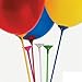 16 inch Color Handheld Balloon Stick Red Yellow Blue Green Pink 50 Count
