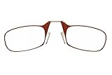 ThinOPTICS Stick Anywhere-Go Everywhere Brown Reading Glasses With Case +2.50