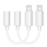 iPhone Headphone Adapter, Compatible with iPhone 7/7Plus /8/8Plus /X/Xs/Xs Max/XR Adapter Headphone Jack, to 3.5 mm Headphone Adapter Jack Compatible with iOS 11/12 (2 Pack)