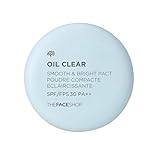 [The Face Shop] Oil Clear Smooth & Bright Pact Spf/fps30 Pa++ 9g (Color : V201)