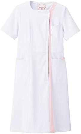 ナースリー スクエアカラーワンピース ナース 看護師用 女性用 白衣 エステ 美容 受付 制服 透け