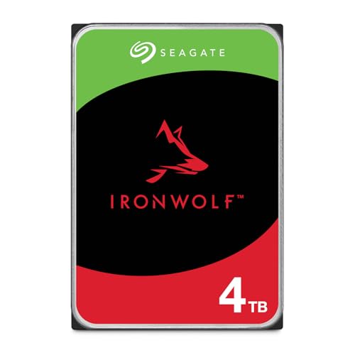 Seagate 4To IronWolf Disque Dur Interne NAS | SATA 6 GB/s (ST4000VNZ06)