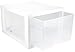 Sterilite 27 Qt./26 L Stacking Drawer, White, 4 Pack
