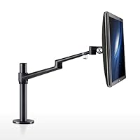 Viozon Single Monitor Mount, Desk Monitor Arm Mount for 17-32" Computer, Height Adjustable, Screen Mount Support 9kg Freely Swivel LCD Display, (OL-1)