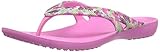Crocs Women's Kadee II Graphic W Flip Flop, Pink/Floral, 9 M US