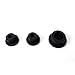 Tailgate Plugs for Jeep Rubber Plugs Rear Door Body Plugs Tramp Stamp kit for 2007-2018 Jeep Wrangler JK (3Pcs)