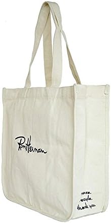 ロンハーマン トートバッグ トート Ron Herman totebag キャンバス 人気刺繍ロゴ入り セレブ ユニセックス 男女兼用(正規品取扱店舗) [並行輸入品]