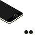 BUTEFO Touch ID Button,(2 Pack) Home Button Sticker (Support Fingerprint Indentification System Touch ID) for iPhone 5s iPhone 6/7/8 iPhone 6/7/8 Plus (Gold Ring Black)