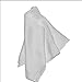 Royal Silk Fine White Silk Twill Pocket Square 100% Silk - Full-Sized 17