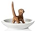 Beth Marie Luxury Boutique Dog Ring Holder, Beautiful Ceramic Engagement and Wedding Ring Holder, Size: 3.25