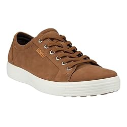 ECCO Men's Soft 7 Sneaker, Camel Nubuck/Lion, 12-12.5