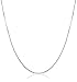 10k White Gold .50mm Solid Box Chain Necklace, 18