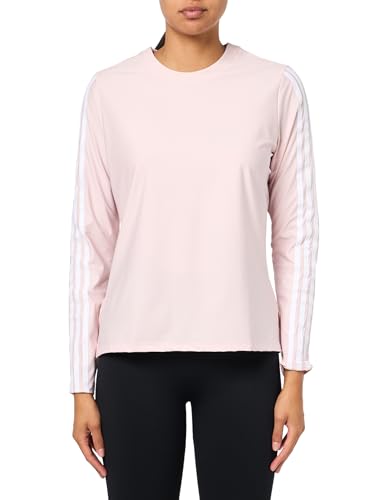 adidas Golf Women's Ultimate365 Twistknit Long Sleeve Shirt, Sandy Pink, X-Small