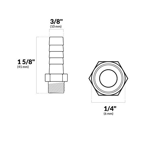 image for Five Oceans 12 Gallon Portable Fuel Tank Low-Permeation w/Gauge & Univ
