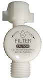 FlushSaver Toilet Filler InLine Filter Assembly Saves on Toilet Repairs by Preventing Harmful Debris from Entering the Water Tank