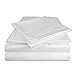 SEPOVEDA Queen Bed Sheet Set Brushed Microfiber Wrinkle Fade and Stain Resistant 1500 Thread Count Bedding Set with Flat Sheet, Fitted sheet, Deep Pockets Pillow Case Sets( White)