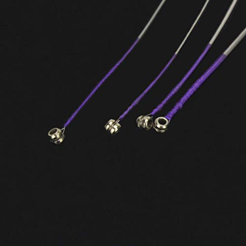 image for 5 Packs Full Set Replacement Alice A803 Steel Core Nickel Silver Wound