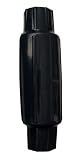 Dock Edge + Torpedo Pipe Bumper, 18", PVC- Black