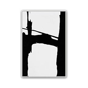 Framed Canvas Wall Art Abstract Color Block Canvas Prints Home Artwork Decoration for Living Room,Bedroom - 16x24 inches