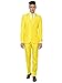 Suitmeister Solid Colored Suits - Yellow - Includes Jacket, Pants & TiE