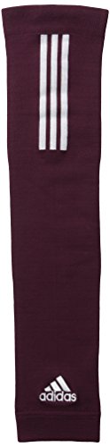 adidas Unisex Compression Arm Sleeve, Maroon/White, Large/X-Large