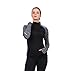 HonourSport Women Yoga Compression Sweatshirts Zipper Long Sleeve Running Shirts