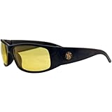Jackson Safety 3016314 KC 21305 Elite Safety Glasses Black Frame Amber Lens, 1 Pair