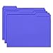 Smead Interior File Folder, 1/3-Cut Tab, Letter Size, Purple, 100 per Box, Expandable File Folders for Filing Cabinet