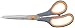Amazon Basics Multipurpose, Comfort Grip, PVD Coated, Stainless Steel Office Scissor - Pack of 1, Gray
