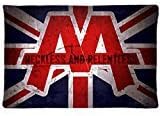 Terwen Asking Alexandria Logo English Flag Modern Home Decorative Pillow Case Zipper Cushion Covers (20x30 inch)