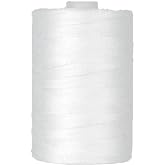 ThreadArt Cotton Quilting Thread, 1000M 50/3, White | Long staple cotton thread for quilting, sewing and serging. Low-lint, smooth thread for clean stitches and strong seams.