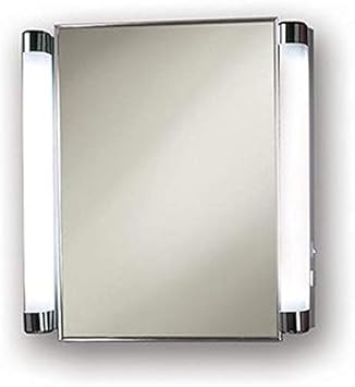 Jensen 455fl Lighted Medicine Cabinet Stainless Steel 20 Inch By 22 Inch Led Household Light Bulbs Amazon Com