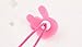 Cuhair Top Quality 10pcs Hair Rope Hair Accesorries Pretty Rabbit Head with Bowknot Hair Rope Hair Band Rubber Band Elastic Hair Rope for Girl
