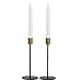 Sfeexun Pcs of 2 Wedding/Dinning Taper Candle Holders, Centerpiece Table Decorative Candlestick Holder, Single-Head Wrought-Iron，Reception Candlelight Dinner Ornaments for Party Wedding (2 x 7.87 H)