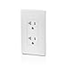 Leviton 20 Amp Decora Tamper-Resistant Duplex Electrical Wall Outlet, T5825-W, White