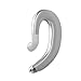 Ear Hook Bluetooth Wireless Headphones Non Ear Plug Bluetooth Headset with Microphone, Single Ear Headset Painless Wearing Sport Earphones for Smartphones,10 Hour Playtime (Silvery)