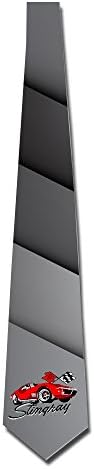 TANXJ Corvette Stingray Logo Skinny Tie