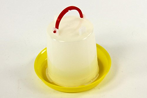 Qubeat Geflügeltränke 2 Liter Tränke Huhn Hühner Stülptränke