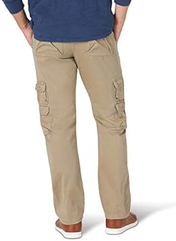 wrangler authentics men's premium relaxed fit straight leg cargo pant