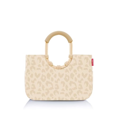 reisenthel loopshopper M leo vanilla – Stabile Tasche mit praktischen Fächern aus recycelten PET-Flaschen – Eleganz beim Einkaufen, viel Funktion inklusive!