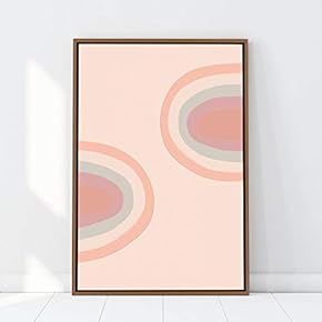 signwin Framed Canvas Wall Art Nordic Rainbow Canvas...