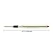 MONTEVERDE Soft Roll Ballpoint Refill for Lamy Ballpoint Pens, Brown, 2 Pack (L132BN)